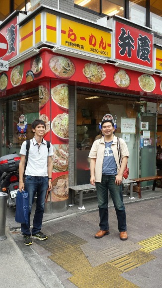 ラーメンたべて満足、満足！